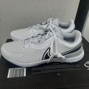 New Nike Infinity Pro 2 Spikeless Golf Shoes White Men's Size 11.5 DJ5593-101